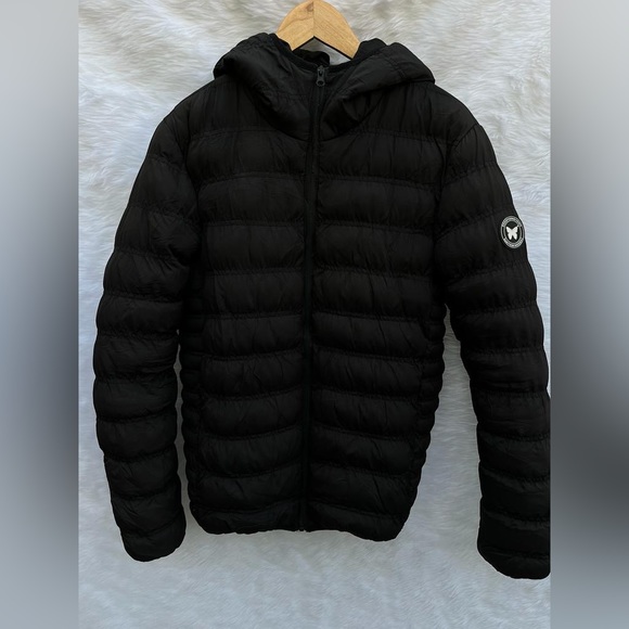 Goodfornothing UK  Shawfield Puffer Black Jacket - Picture 2 of 7